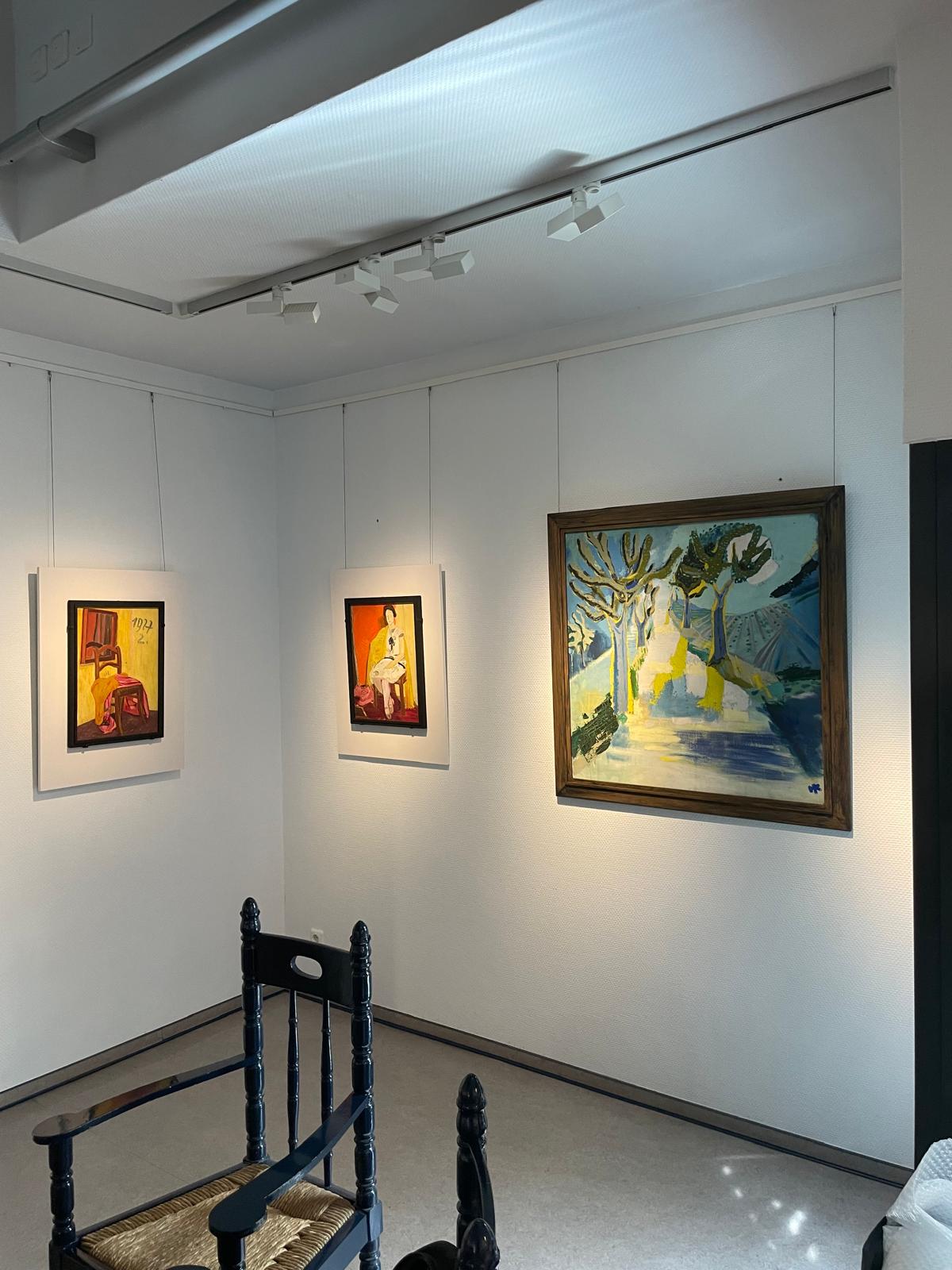 Galerieansicht mit restaurierten Werken